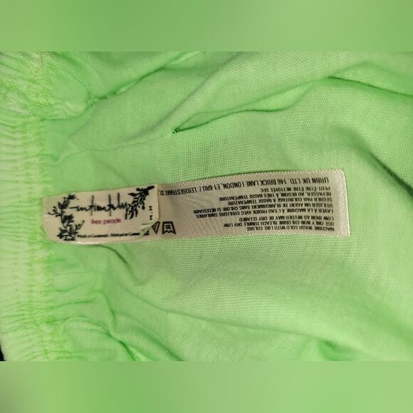 NWOT Free People Summer Slumber Pant Key Lime - Picture 8 of 8